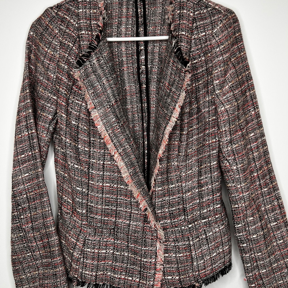 Ro & De Multicolor Tweed Blazer